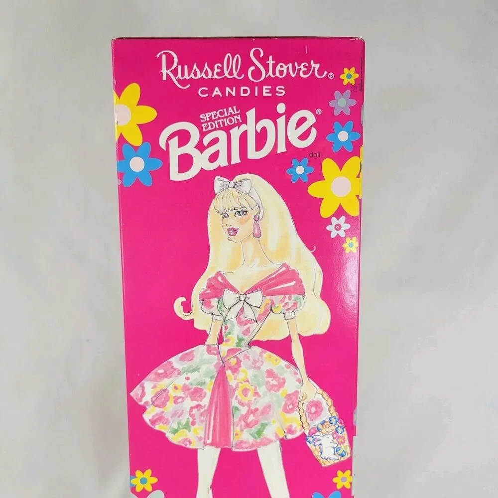Vintage 90s Russell Stover Candies Special Edition Barbie Pink 16351 Mattel